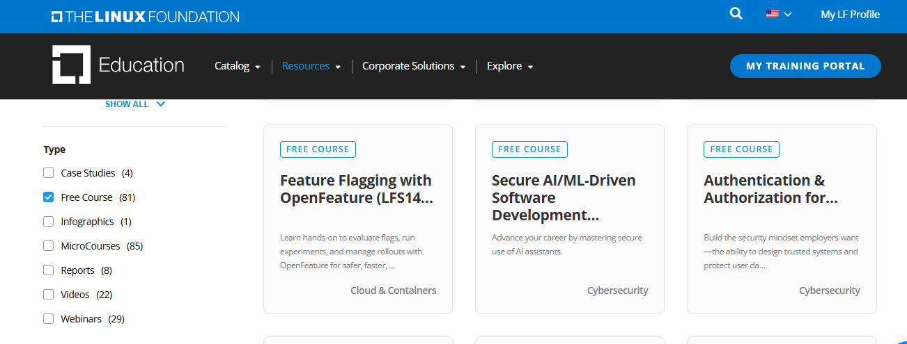Linux Foundation Course or Certification